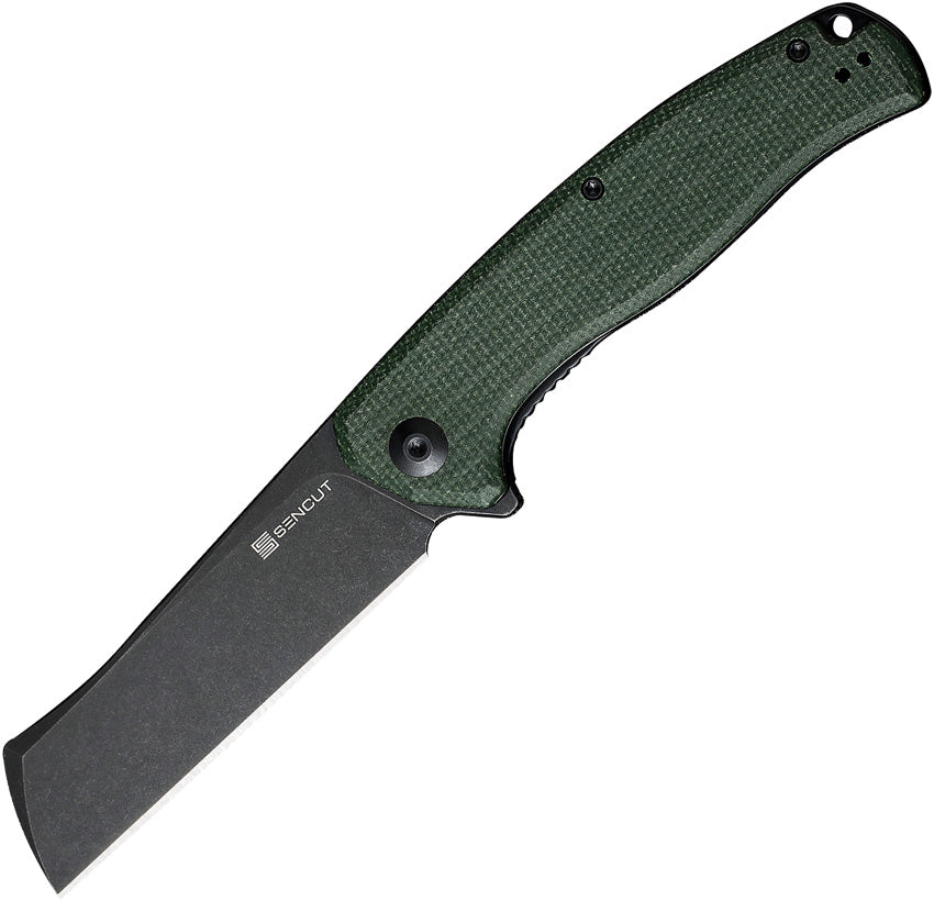 Traxler Linerlock Green Mic - S20057C4