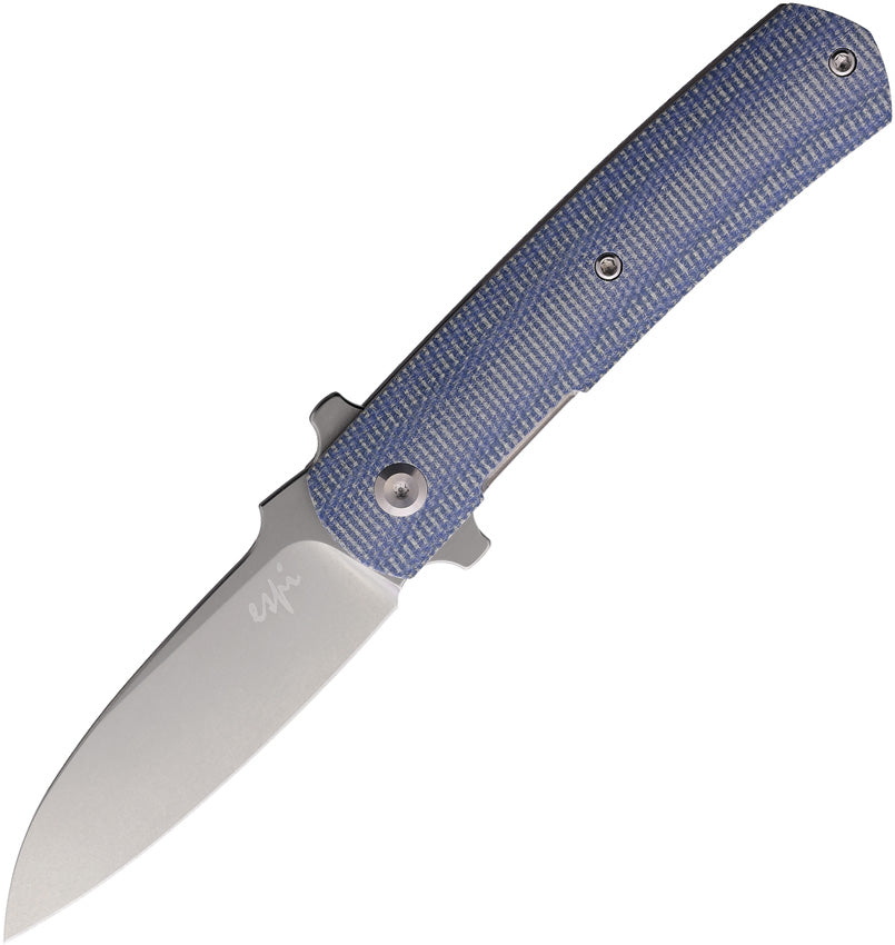Ulys Linerlock Blue Micarta - FRDMKHES1BL