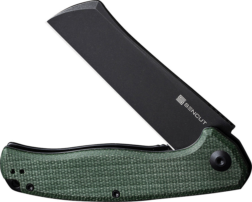 Traxler Linerlock Green Mic - S20057C4