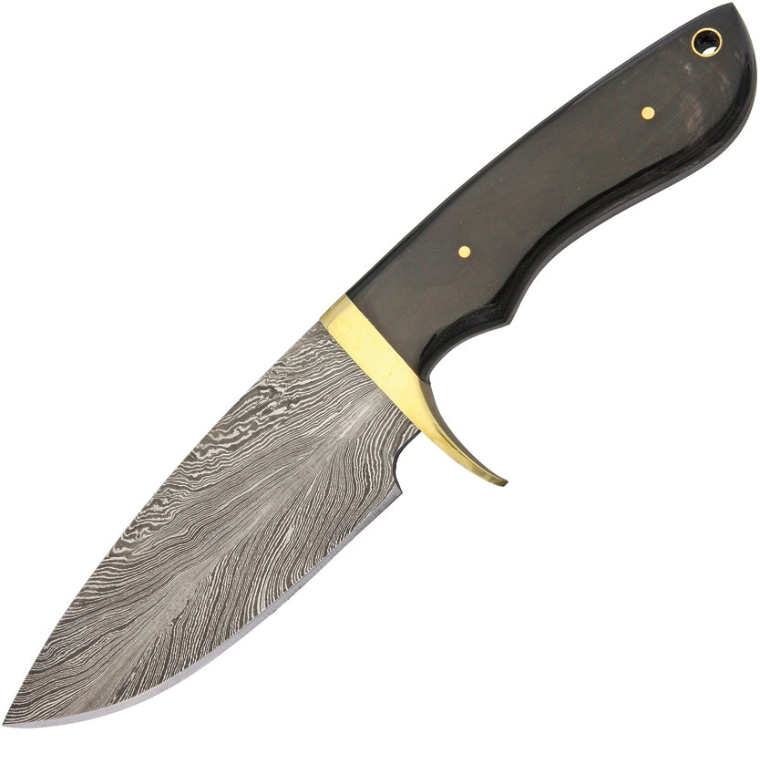 Damascus Hunter Horn Handle - DM1089HN