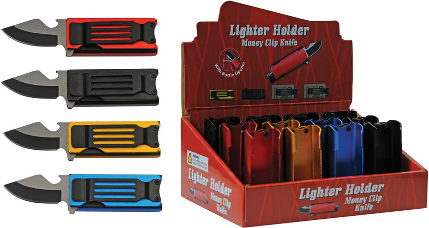 12pc Lighter Knife Display - CN211523