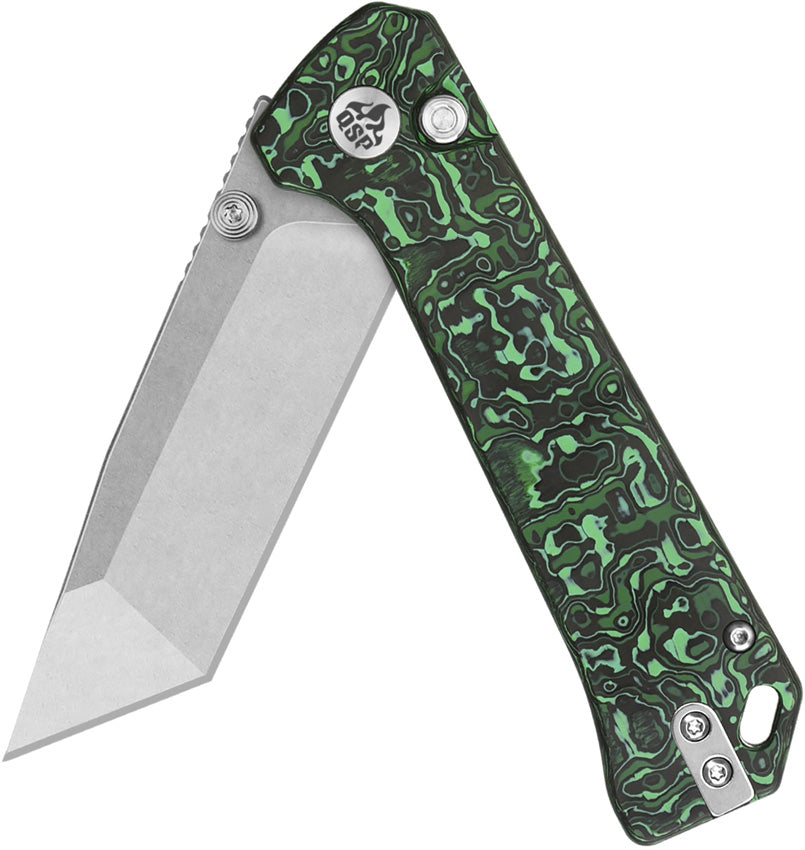 Grebe T Button Lock Green CF - QS148G1