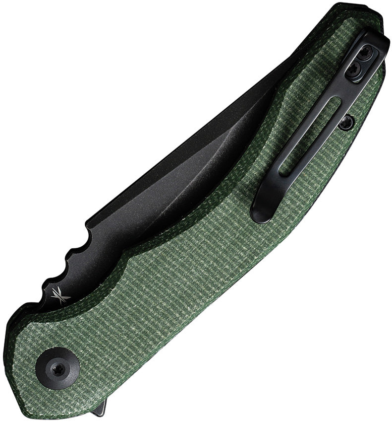 Bluetick Linerlock Green Mic - CIVC230503