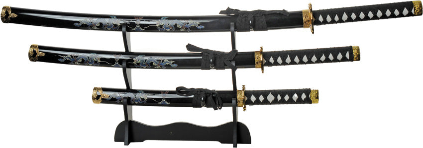 Double Dragon Samurai Set Blk - CN9270313