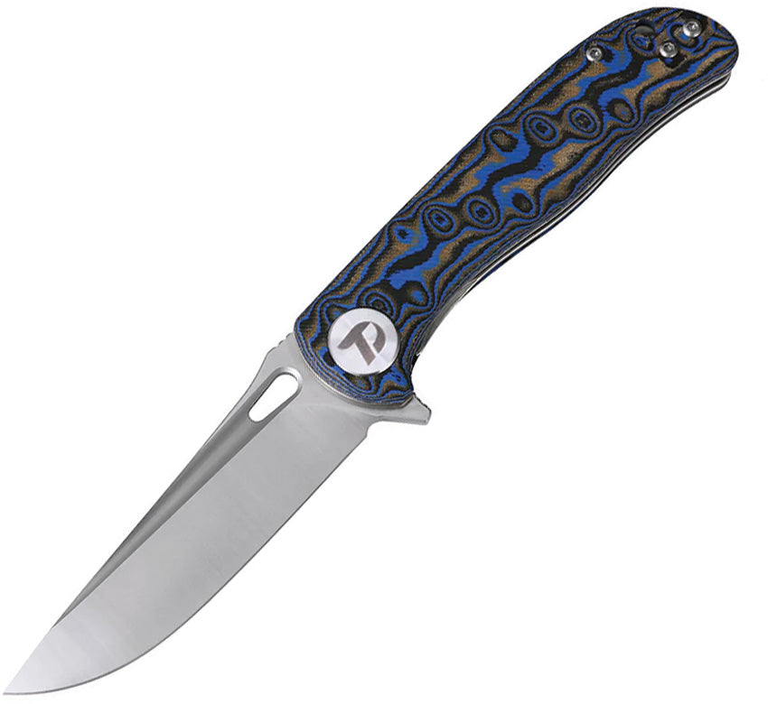 Linerlock Micarta Blue - DTK3898MBL