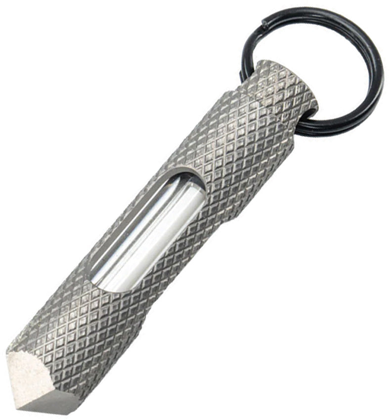 Knurled Steel Glow Fob Grn - GLRFB002TIXG