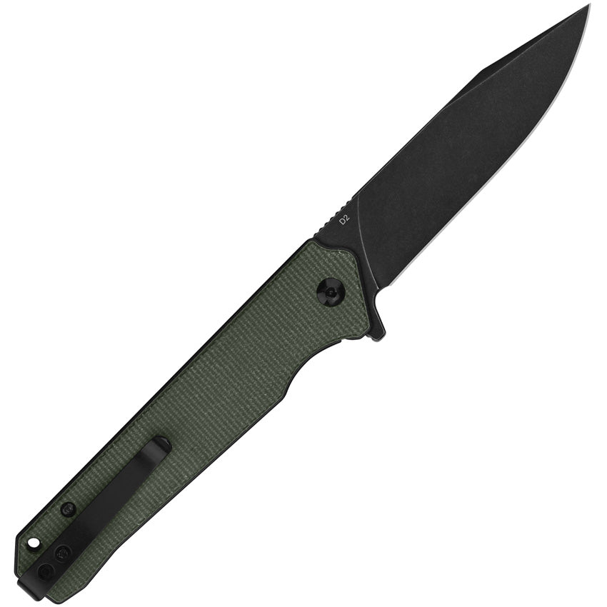 Mamba Linerlock Micarta Green - QS111I2