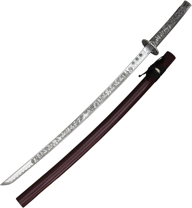 Katana Silver Engraved - CI178