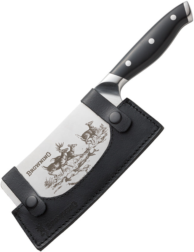 Large Engraved Cleaver - BR0319B