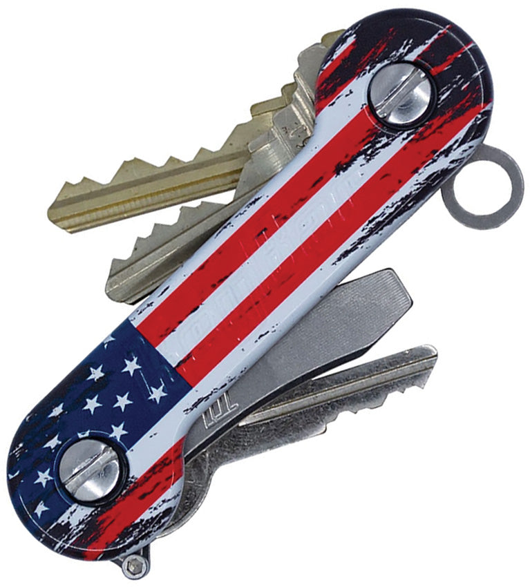 KeyBar Aluminum American Flag - KBR246