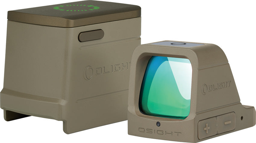Osight Gun Sight Green FDE - OLTOSIGHTGNFLDK