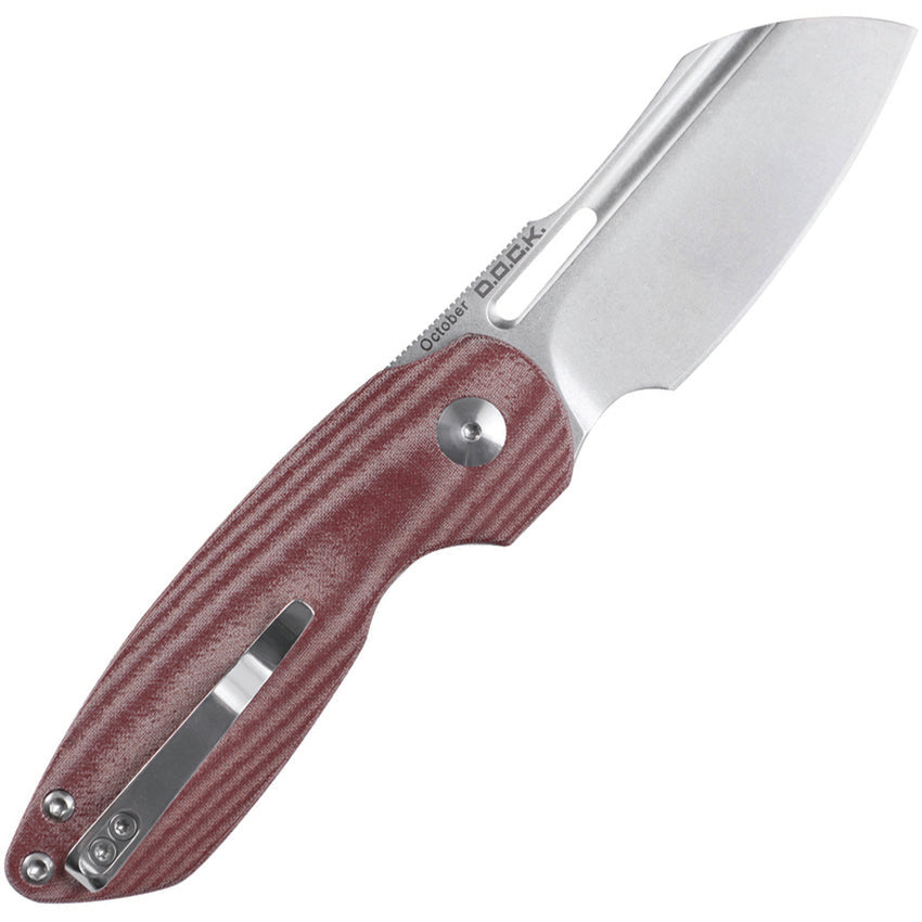 October Linerlock Red Micarta - KIV3569A2