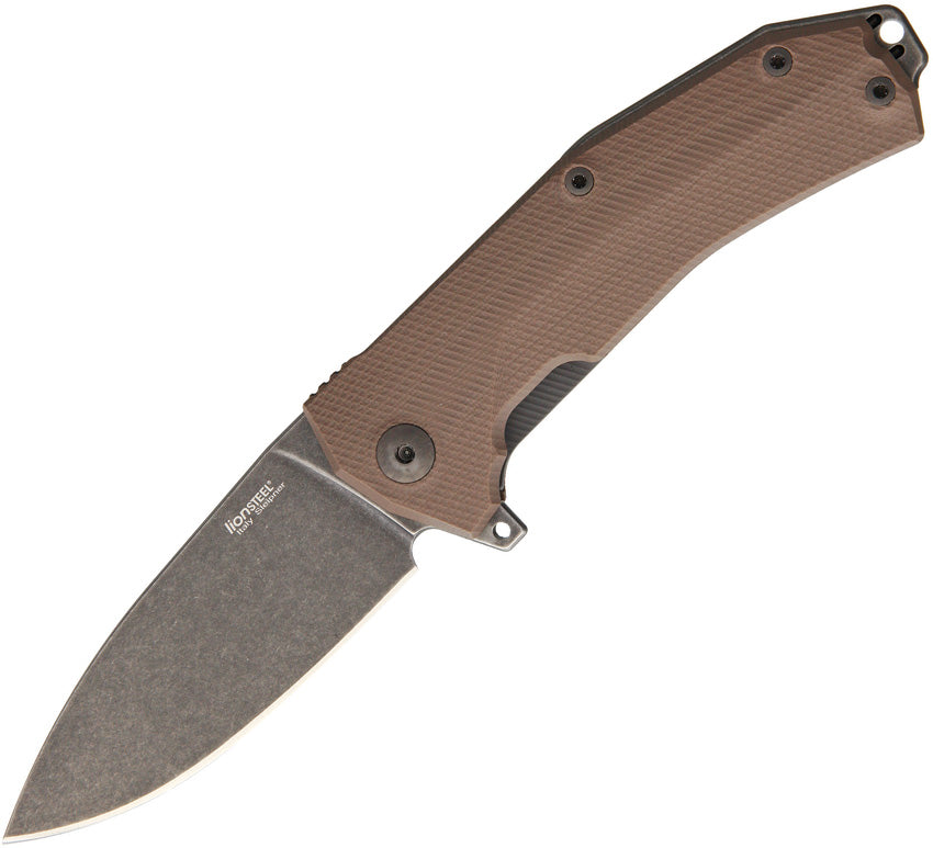 KUR Linerlock Br Stonewash - LSTKURBBR