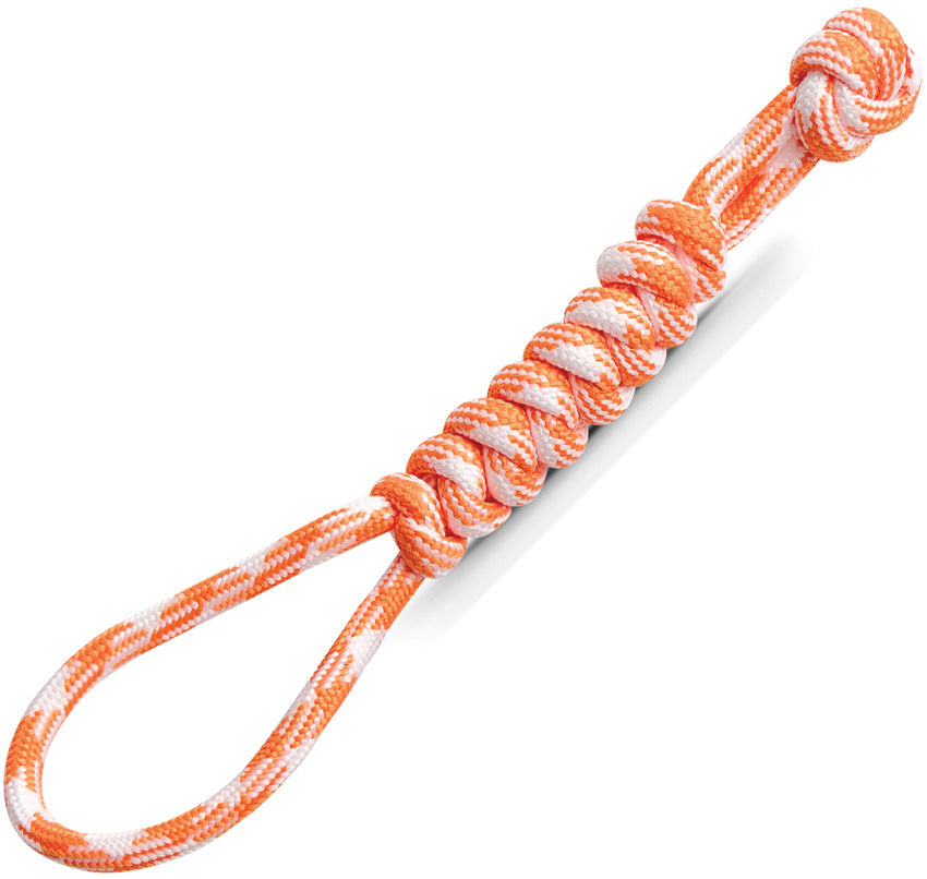 Paracord Lanyard Orange/White - VOSX0153