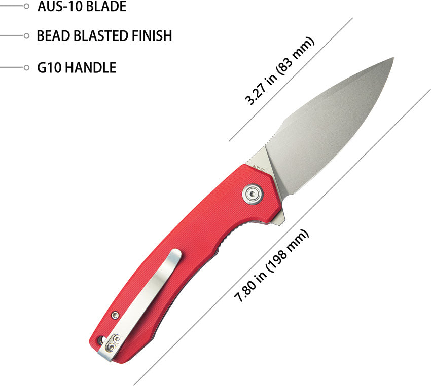 Calyce Linerlock Red - KUB901J