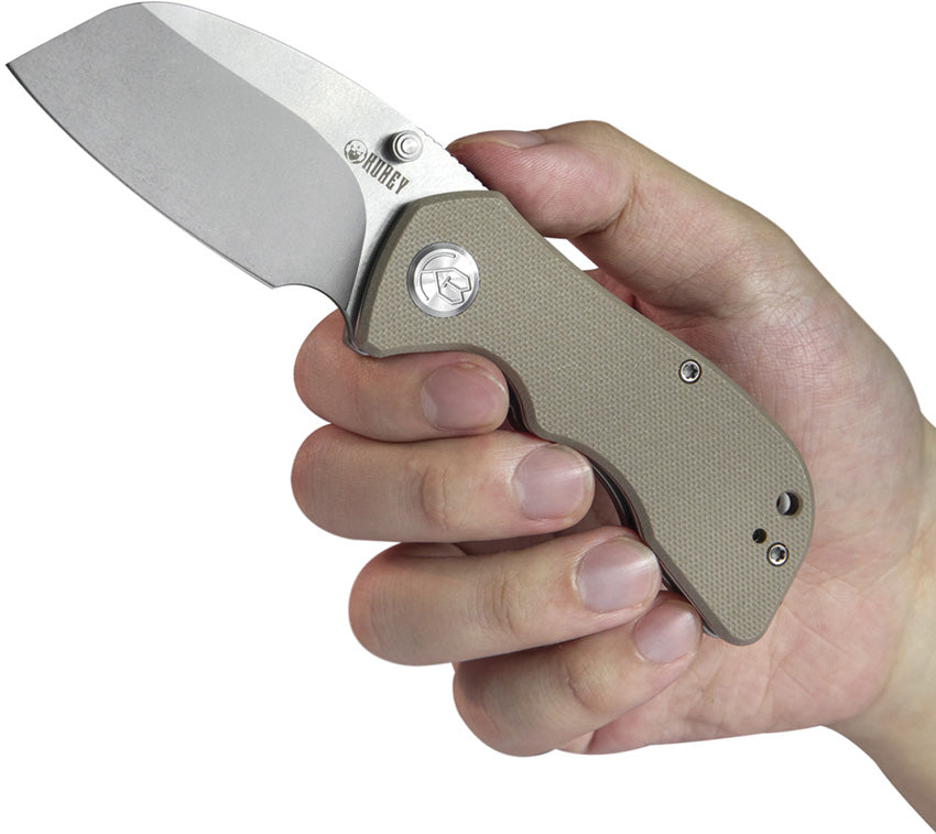 Karaji Linerlock Sheepfoot Tan - KUB180B