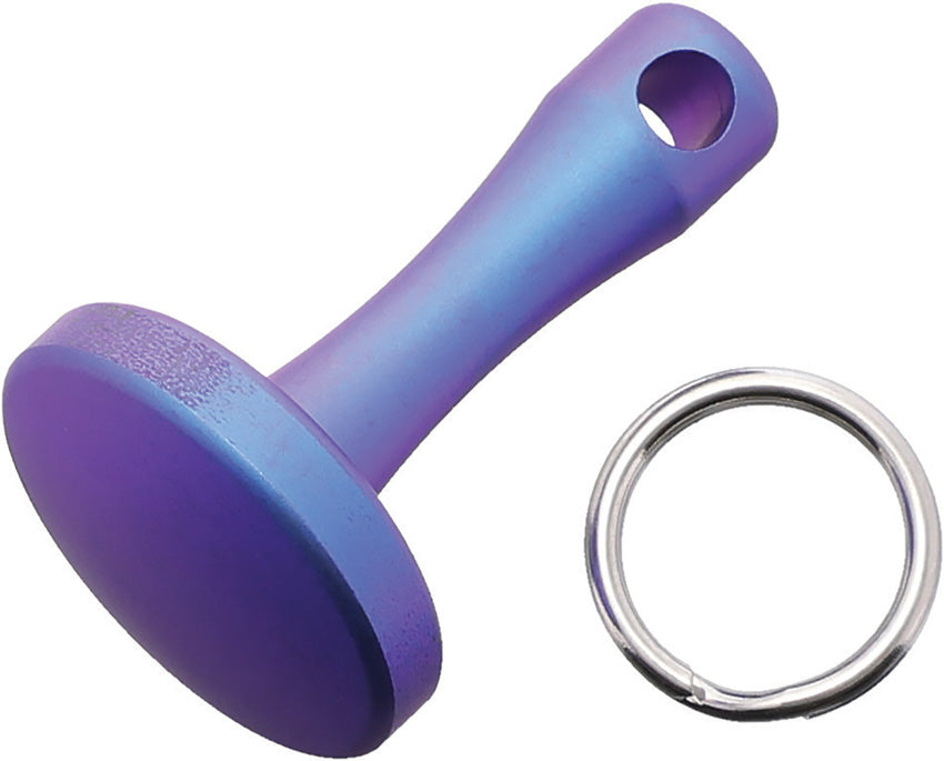 Zipper Pull Blue Ti - TECZT01TBR