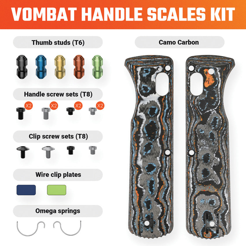 Vombat Handle Gulf Camo CF - VOSW0102