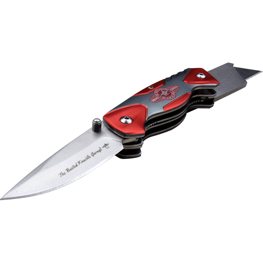 Linerlock Red/Gray - BKGFDR002