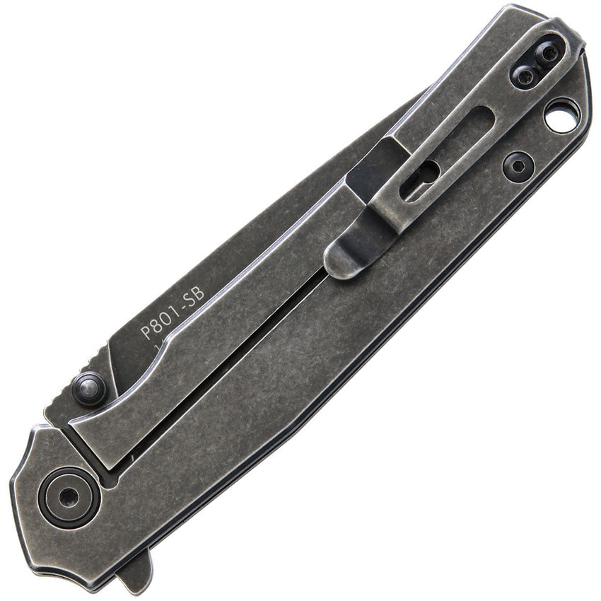 P801 Framelock Black - RKEP801SB