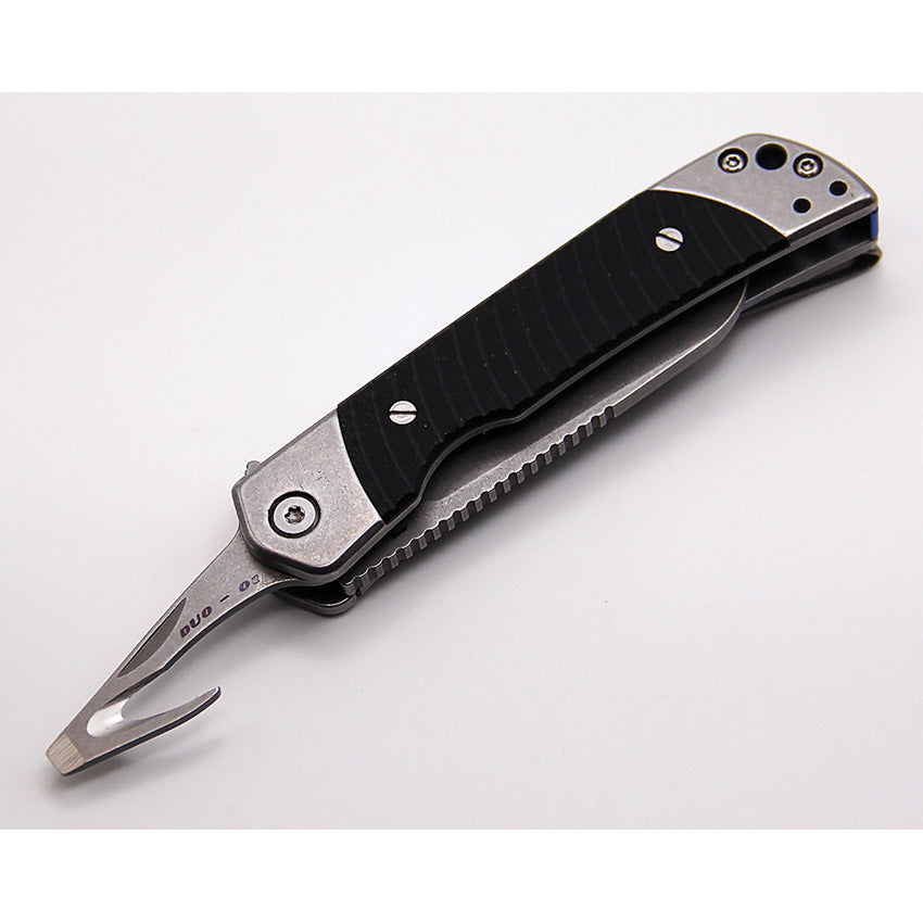 Duo Linerlock Sheepsfoot Blk - REVDUOSBLK