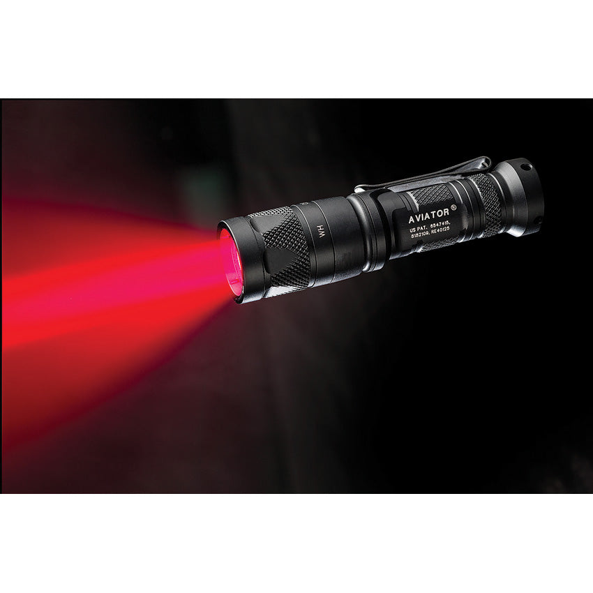 Aviator Red Flashlight - SFRAVIATORRD