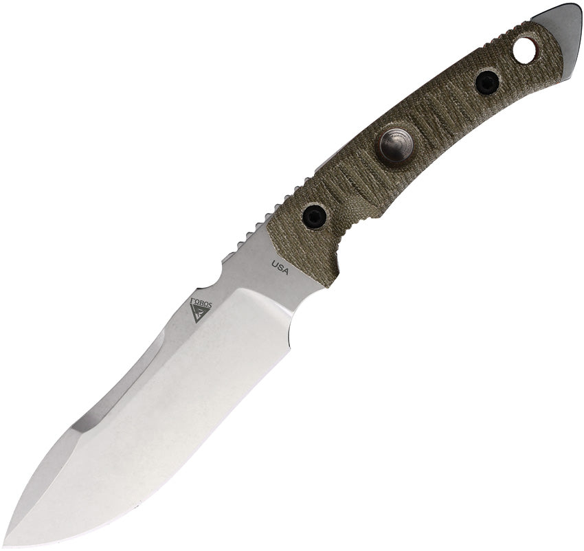 Tier1-BC Fixed Blade Grn Mic - FOB068