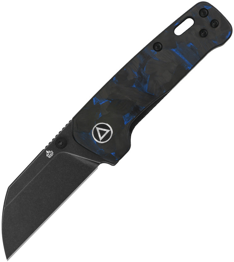 Mini Penguin Linerlock Blue CF - QS130XSD2