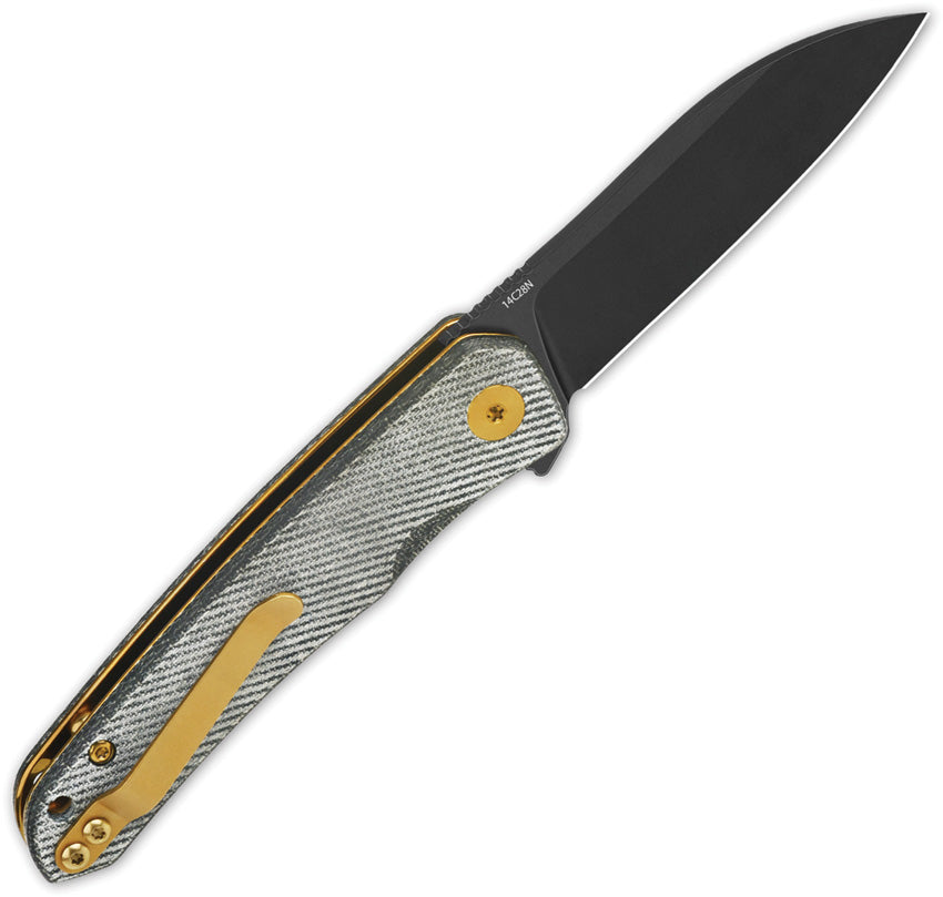 Otter Linerlock Denim Micarta - QS140F2