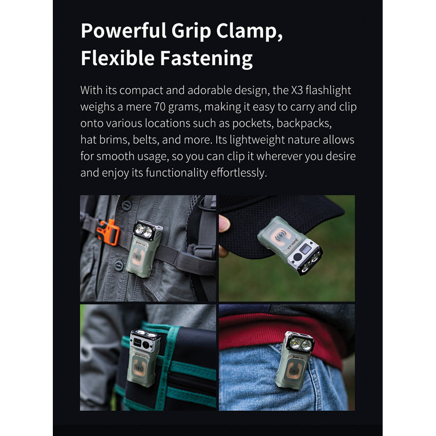 Lightok X3 Owl Flashlight - WBNX3BK