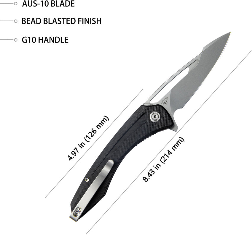 Merced Linerlock Black - KUB345A