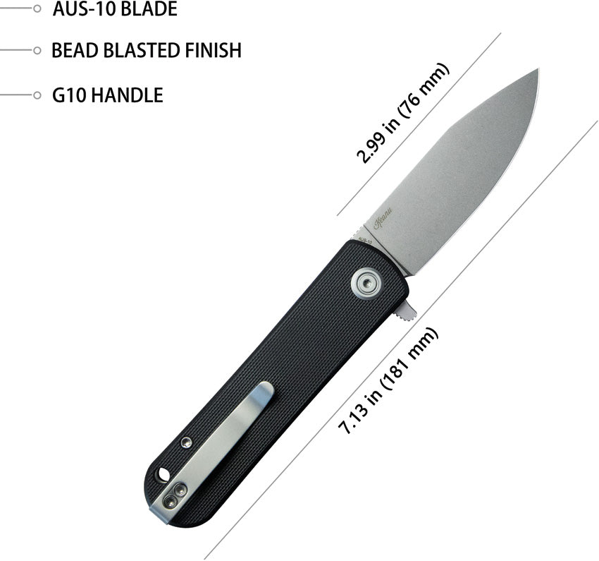 NEO Linerlock Black - KUB371A