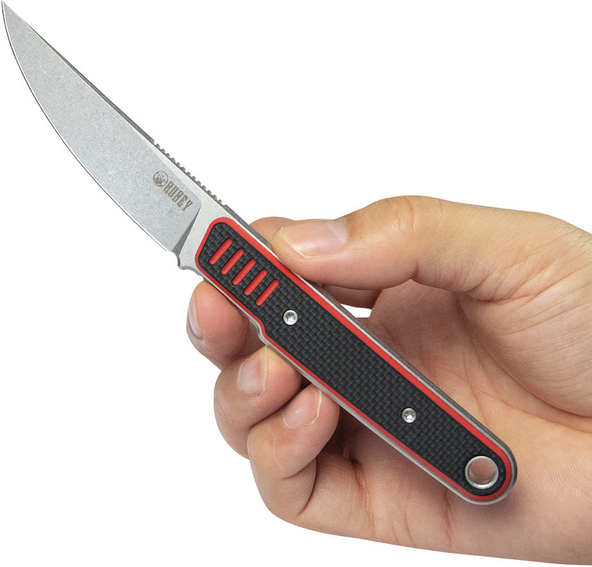 JL Fixie Fixed Blade Blk/Red - KUB355A