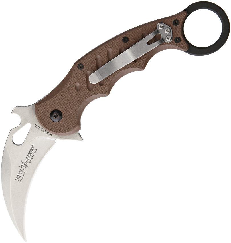 Karambit Dark Earth G-10 Stone - FOX479ESW