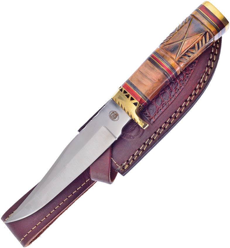 Feather Keeper Fixed Blade - FCW691BROW