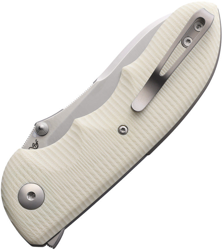 Moon Button Lock Ivory - V6008GI