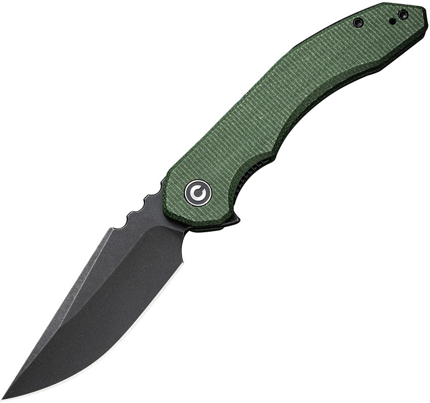 Bluetick Linerlock Green Mic - CIVC230503