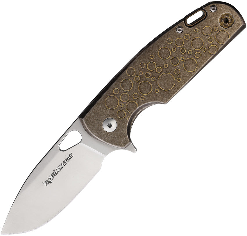 Kyomi Framelock Bronze Circles - V5933RBR