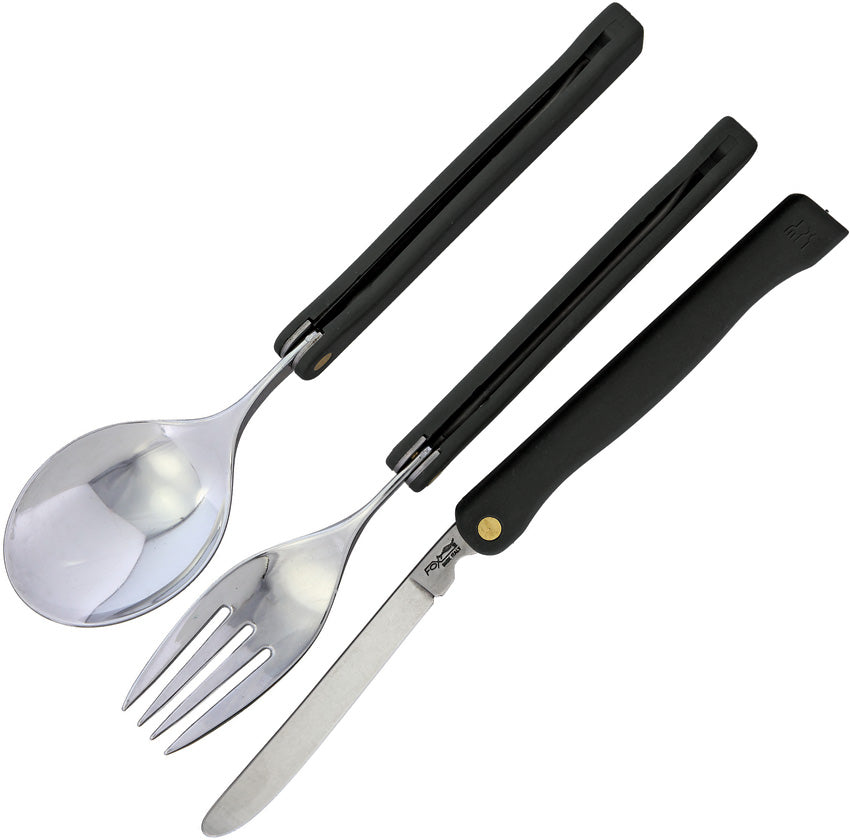 Tableware Camping Set Black - FOX677F