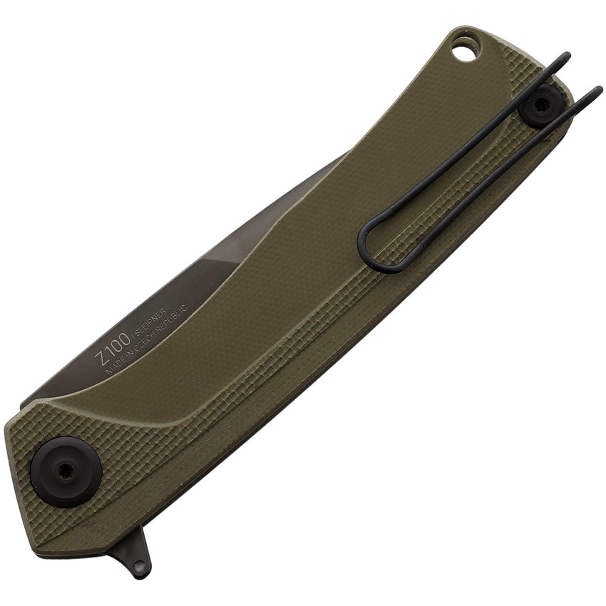 Z100 Linerlock Olive DLC - ANVZ100024