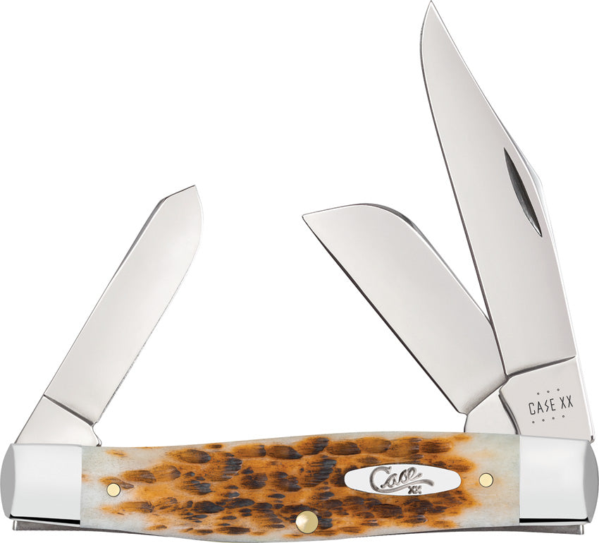 Large Stockman Amber Bone - CA10724