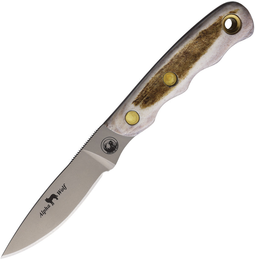 Alpha Wolfe S30V Stag - KOA00346FG