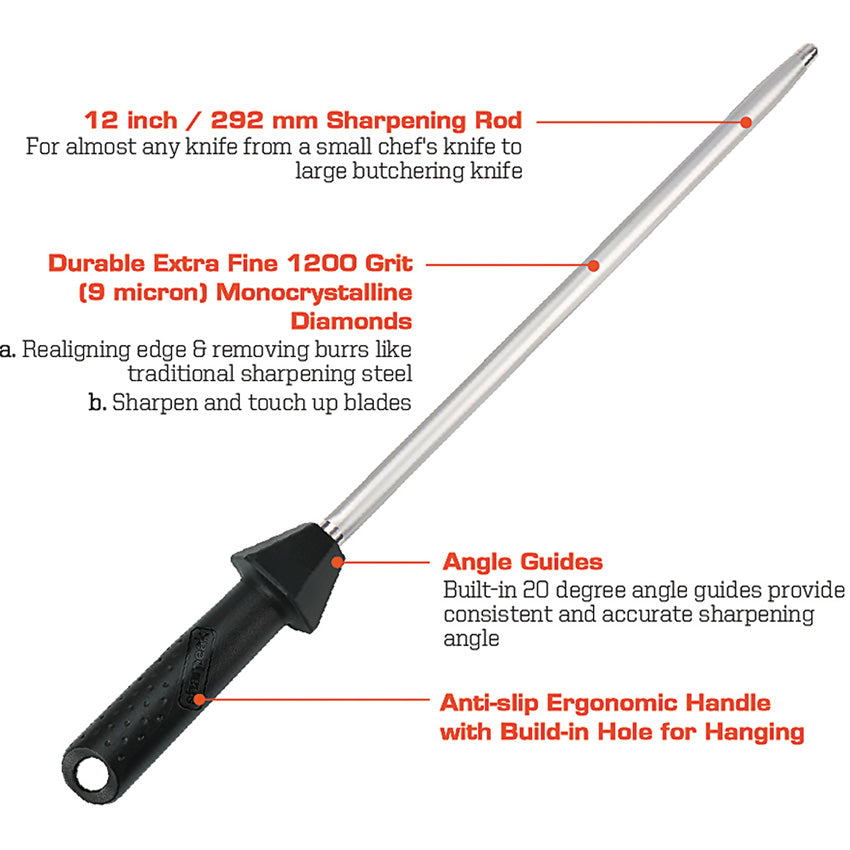 Diamond Sharpening Rod - SHP110R