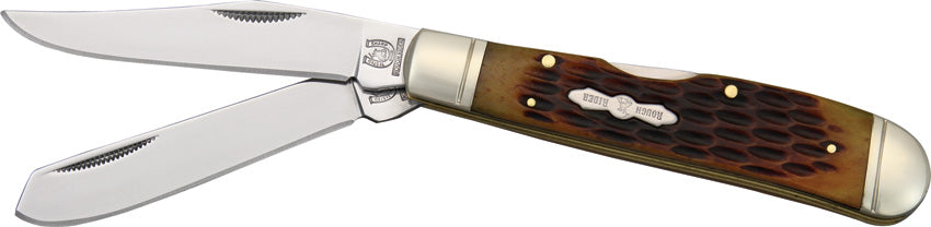 Lockback Trapper Amber Bone - RR1069