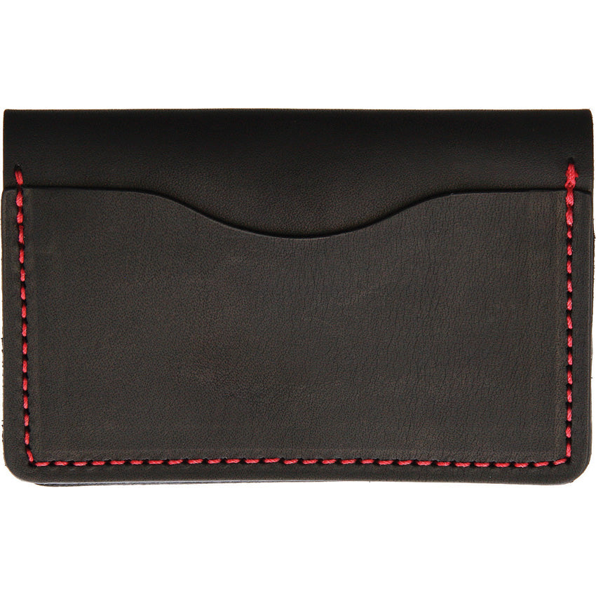 Wallet Black Red Stitched - FB3602BK
