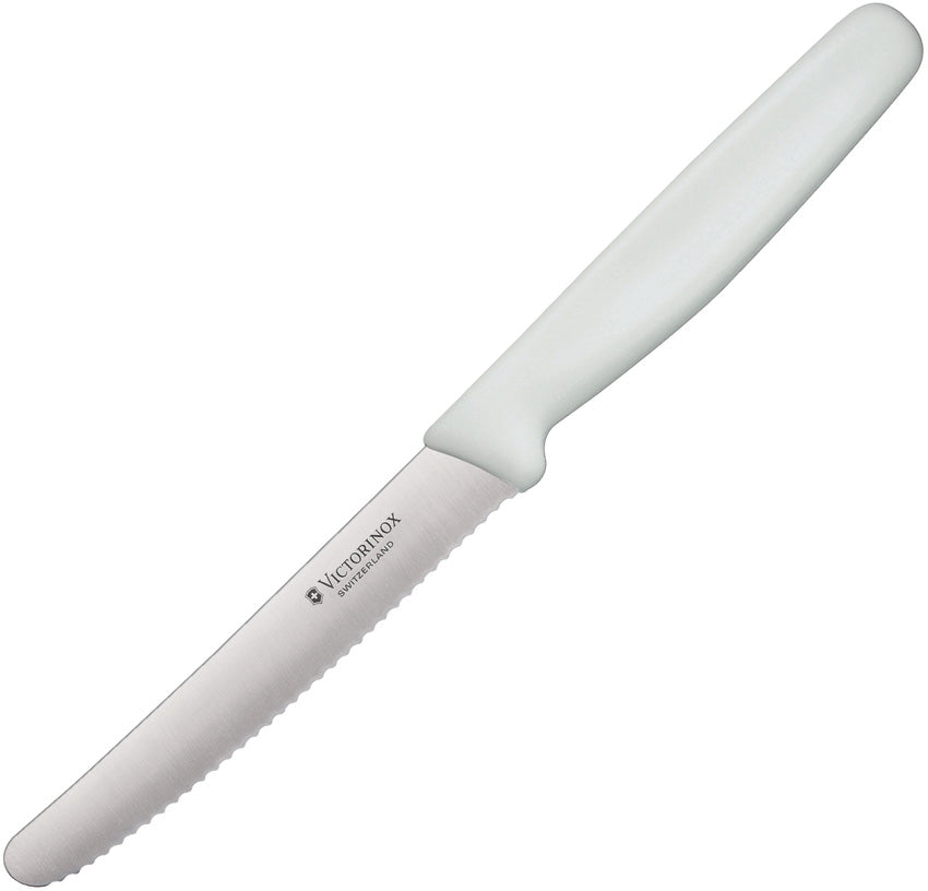 Steak Knife Serrated White - VN50837S