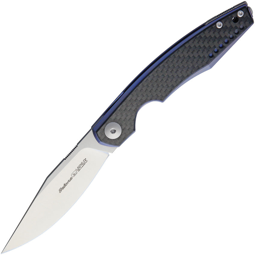 Belone Linerlock CF Blue - V5970BLFC
