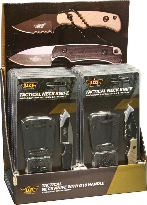 Tactical Neck Knife Display - UZKDBNK