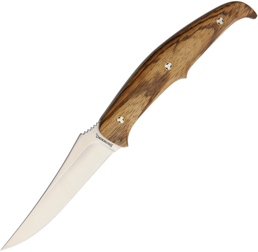 Zebra Wood Fixed Blade - BR0179