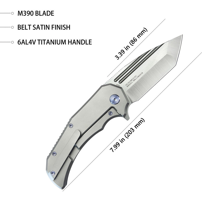 Bravo 1 Framelock Ti Tanto - KUB366A